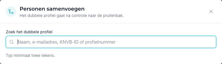 Start van de gecontroleerde samenvoegdialoog voor personen